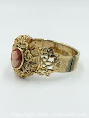 MaxSold Auction: Gold Tone Cameo Bracelet  - Esquimalt (British Columbia, Canada) PARTNER MANAGED Reseller Online Auction -  Lampson Street