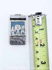 MaxSold Auction: Mexico Sterling Silver & Turquoise Money Clip - Esquimalt (British Columbia, Canada) PARTNER MANAGED Reseller Online Auction -  Lampson Street