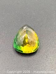 MaxSold Auction: Pearl Cut Bi-Colour Tourmaline Gemstone 11.6 Carats - Esquimalt (British Columbia, Canada) PARTNER MANAGED Reseller Online Auction -  Lampson Street