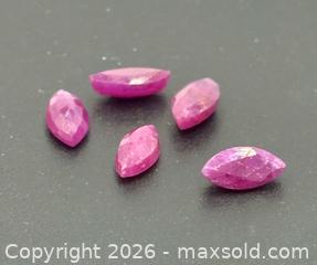 MaxSold Auction: Ruby Gemstones 4.35 Carats  - Esquimalt (British Columbia, Canada) PARTNER MANAGED Reseller Online Auction -  Lampson Street