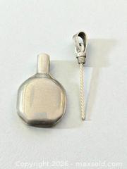 MaxSold Auction: Sterling Silver Bottle Pendant - Esquimalt (British Columbia, Canada) PARTNER MANAGED Reseller Online Auction -  Lampson Street