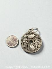 MaxSold Auction: Sterling Silver Chinese Pendant - Esquimalt (British Columbia, Canada) PARTNER MANAGED Reseller Online Auction -  Lampson Street