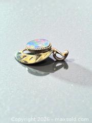 MaxSold Auction: Sterling Silver Gold Gilt Opal Pendant - Esquimalt (British Columbia, Canada) PARTNER MANAGED Reseller Online Auction -  Lampson Street
