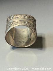 MaxSold Auction: Sterling Silver Israel Ring Size 10 - Esquimalt (British Columbia, Canada) PARTNER MANAGED Reseller Online Auction -  Lampson Street
