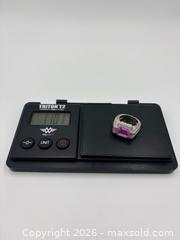 MaxSold Auction: Sterling Silver Pink Gemstone Ring Size 7 11.01g - Esquimalt (British Columbia, Canada) PARTNER MANAGED Reseller Online Auction -  Lampson Street