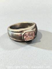 MaxSold Auction: Sterling Silver Pink Stone Ring Size 7 - Esquimalt (British Columbia, Canada) PARTNER MANAGED Reseller Online Auction -  Lampson Street