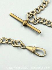 MaxSold Auction: Sterling Silver Pocket Watch Chain 10.5" 21.7g - Esquimalt (British Columbia, Canada) PARTNER MANAGED Reseller Online Auction -  Lampson Street