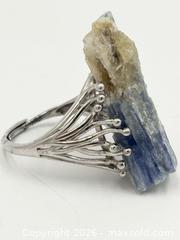 MaxSold Auction: Sterling Silver Raw Kyanite Ring Size 7.5 - Esquimalt (British Columbia, Canada) PARTNER MANAGED Reseller Online Auction -  Lampson Street