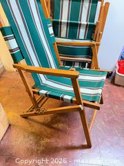 MaxSold Auction: Vintage Wood and Canvas Folding Chairs B - Allentown (Pennsylvania, USA) PARTNER MANAGED Downsizing Online Auction - North Berks Street