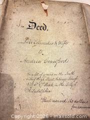 MaxSold Auction: Antique Indenture Deed A - Bally (Pennsylvania, USA) PARTNER MANAGED Downsizing Online Auction - Cherry Street