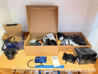 MaxSold Auction: Cameras A - Bally (Pennsylvania, USA) PARTNER MANAGED Downsizing Online Auction - Cherry Street