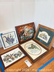 MaxSold Auction: Needlepoint Art A - Bally (Pennsylvania, USA) PARTNER MANAGED Downsizing Online Auction - Cherry Street