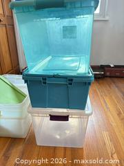 MaxSold Auction: Plastic Bins A - Bally (Pennsylvania, USA) PARTNER MANAGED Downsizing Online Auction - Cherry Street