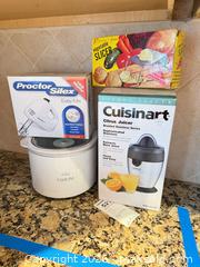 MaxSold Auction: Small Kitchen Appliances B - Bally (Pennsylvania, USA) PARTNER MANAGED Downsizing Online Auction - Cherry Street