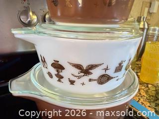 MaxSold Auction: Vintage Pyrex A - Bally (Pennsylvania, USA) PARTNER MANAGED Downsizing Online Auction - Cherry Street