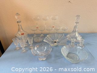 MaxSold Auction: Classic Crystal Party Lot – West Germany Gorham and Elegant Glassware  - Roseville (California, USA) PARTNER MANAGED Moving Online Auction - Marie Court #2