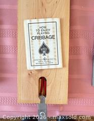 MaxSold Auction: Classic Family Game Bundle – Dominoes, Cribbage Board w/ pegs & Playing Cards  - Roseville (California, USA) PARTNER MANAGED Moving Online Auction - Marie Court #2