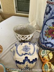 MaxSold Auction: Garden Party Ceramic Pottery Mix  - Roseville (California, USA) PARTNER MANAGED Moving Online Auction - Marie Court #2