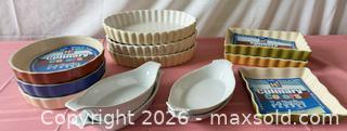 MaxSold Auction: Hi Culinary Colors “Le Petite Baker” Assorted Ceramic Bakeware Lot  - Roseville (California, USA) PARTNER MANAGED Moving Online Auction - Marie Court #2