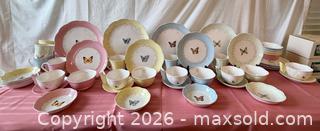 MaxSold Auction: Lenox “Butterfly Meadow” Dinnerware Collection – Pastel Mix & Match Set - Roseville (California, USA) PARTNER MANAGED Moving Online Auction - Marie Court #2