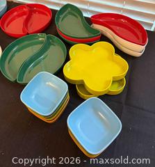 MaxSold Auction: Melamine Petal Serving Set  - Roseville (California, USA) PARTNER MANAGED Moving Online Auction - Marie Court #2