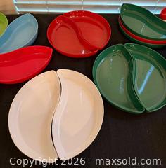 MaxSold Auction: Melamine Petal Serving Set  - Roseville (California, USA) PARTNER MANAGED Moving Online Auction - Marie Court #2