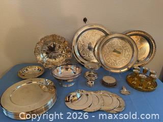 MaxSold Auction: Plated Silver Pieces Are the Unsung Heroes of Style and Elegance - Roseville (California, USA) PARTNER MANAGED Moving Online Auction - Marie Court #2