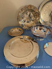 MaxSold Auction: Plated Silver Pieces Are the Unsung Heroes of Style and Elegance - Roseville (California, USA) PARTNER MANAGED Moving Online Auction - Marie Court #2