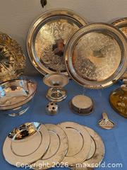 MaxSold Auction: Plated Silver Pieces Are the Unsung Heroes of Style and Elegance - Roseville (California, USA) PARTNER MANAGED Moving Online Auction - Marie Court #2