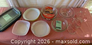 MaxSold Auction: Pyrex & Baking Glassware  - Roseville (California, USA) PARTNER MANAGED Moving Online Auction - Marie Court #2