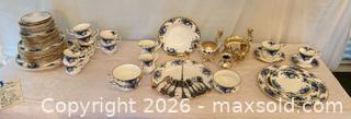 MaxSold Auction: Royal Albert “Moonlight Rose” Bone China Set  - Roseville (California, USA) PARTNER MANAGED Moving Online Auction - Marie Court #2