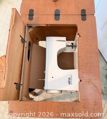 MaxSold Auction: Sew Much Fun - Vintage Elna Sewing Machine, Folding Cabinet, Wooden Stool and Notions  - Roseville (California, USA) PARTNER MANAGED Moving Online Auction - Marie Court #2