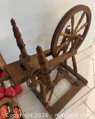 MaxSold Auction: Spin and Knit Starter Kit — Huge Yarn Stash and Vintage Spinning Wheel  - Roseville (California, USA) PARTNER MANAGED Moving Online Auction - Marie Court #2
