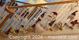 MaxSold Auction: Staircase Santas - Whimsical Santa Christmas Ornament Collection - Roseville (California, USA) PARTNER MANAGED Moving Online Auction - Marie Court #2