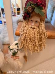 MaxSold Auction: Staircase Santas - Whimsical Santa Christmas Ornament Collection - Roseville (California, USA) PARTNER MANAGED Moving Online Auction - Marie Court #2