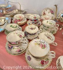 MaxSold Auction: Vintage Tea Party Collection – Silverplate & Floral Teacups - Roseville (California, USA) PARTNER MANAGED Moving Online Auction - Marie Court #2