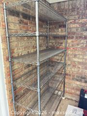 MaxSold Auction: Chrome Plated Steel 6-Shelf Wire Shelving Unit - Plano (Texas, USA) SELLER MANAGED Downsizing Online Auction -  Pin Oak Lane