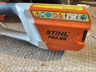 MaxSold Auction: Stihl FSA 85 String Trimmer Hedge Trimmer Loppers - Plano (Texas, USA) SELLER MANAGED Downsizing Online Auction -  Pin Oak Lane