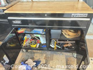 MaxSold Auction: Yukon Tool Chest Rolling Cabinet with Wood Top, Lockable - Plano (Texas, USA) SELLER MANAGED Downsizing Online Auction -  Pin Oak Lane