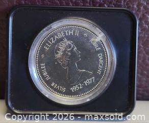 MaxSold Auction: Canada 1977 Silver Jubilee 1 Dollar Collectible Coin - Toronto (Ontario, Canada) PARTNER MANAGED Reseller Online Auction - Queen Street West.