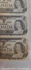 MaxSold Auction: Canada One Dollar Sheet of 40 Banknotes - Toronto (Ontario, Canada) PARTNER MANAGED Reseller Online Auction - Queen Street Wt.