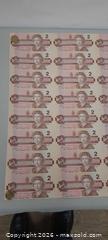 MaxSold Auction: Canada Uncut Sheet of 40 Two-Dollar Notes - Toronto (Ontario, Canada) PARTNER MANAGED Reseller Online Auction - Queen Street Wt.