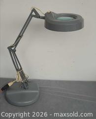 MaxSold Auction: Gray Plug-In Magnifying Lamp with Adjustable Spring-Balanced Arm - Toronto (Ontario, Canada) PARTNER MANAGED Reseller Online Auction - Queen Street West.