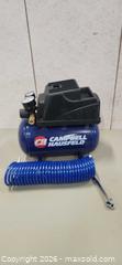 MaxSold Auction: 2 Gallon Campbell Air Compressor - Pelham (Ontario, Canada) SELLER MANAGED Reseller Online Auction - Foss Road