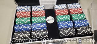 MaxSold Auction: 2 Poker Chip Sets with New and Used Playing Cards - Pelham (Ontario, Canada) SELLER MANAGED Reseller Online Auction - Foss Road