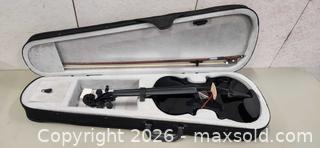 MaxSold Auction: Black Violin with Case - Pelham (Ontario, Canada) SELLER MANAGED Reseller Online Auction - Foss Road