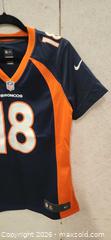MaxSold Auction: Denver Broncos #18 Manning NFL On Field Jersey Size M - Pelham (Ontario, Canada) SELLER MANAGED Reseller Online Auction - Foss Road