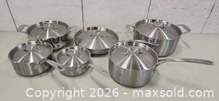 MaxSold Auction: Lagostina Stainless Steel Pot Set - Pelham (Ontario, Canada) SELLER MANAGED Reseller Online Auction - Foss Road