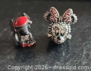 MaxSold Auction: Pandora 925 Silver Minnie Mouse and Stitch Charms - Pelham (Ontario, Canada) SELLER MANAGED Reseller Online Auction - Foss Road