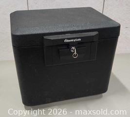 MaxSold Auction: Sentry File Safe Box with Keys - Pelham (Ontario, Canada) SELLER MANAGED Reseller Online Auction - Foss Road